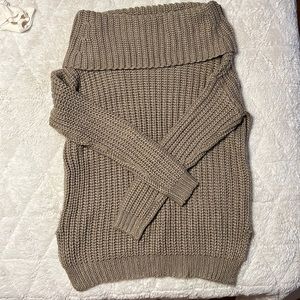 Off the shoulder sweater